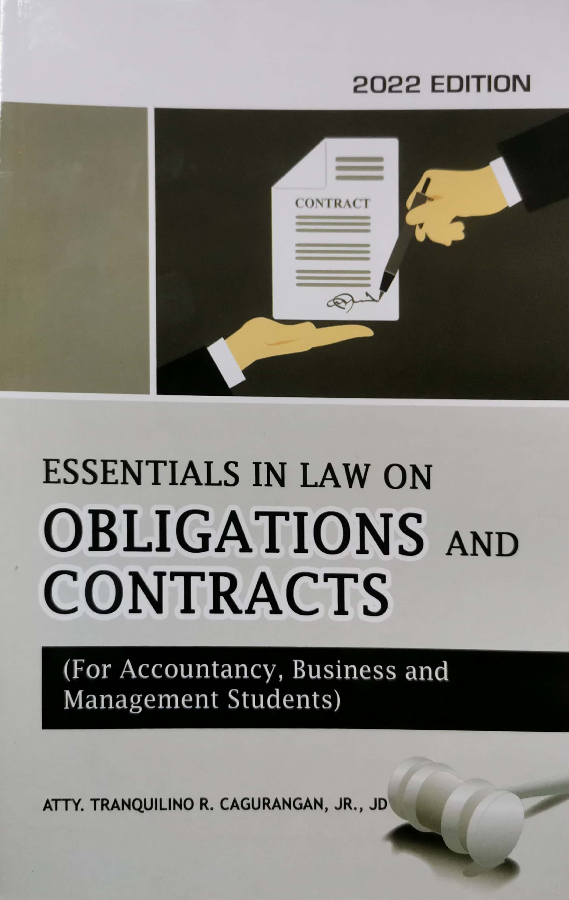 Essentials In Law On Obligations And Contracts For Accountancy 